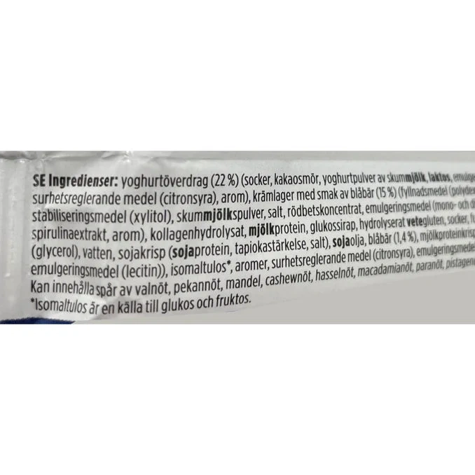 Proteinbar Blåbär 15-pack