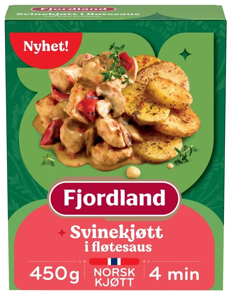 Svinekjøtt i fløtesaus
