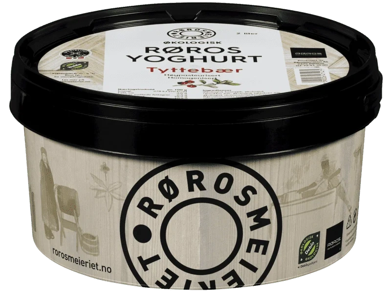 Rørosmeieriet Yoghurt Tyttebær Økologisk 2l