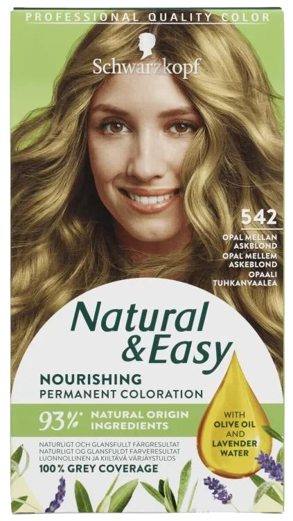 Natural & Easy 542 Opal Askblond Hårfarge