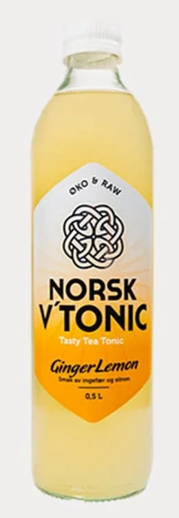 Norsk V`tonic 0.5l.gul Gingerlemon