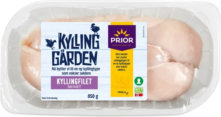 KyllingGården Kyllingfilet Skivet 850g