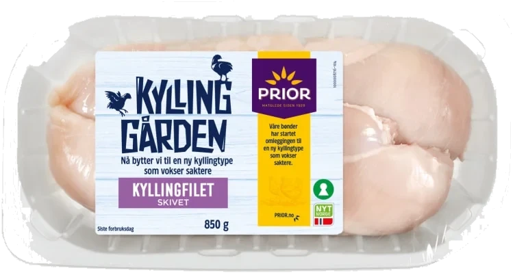 KyllingGården Kyllingfilet Skivet 850g