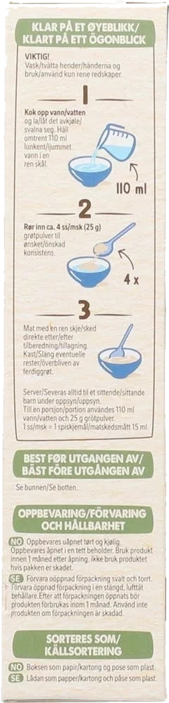 Min fullkornsgrønt God natt