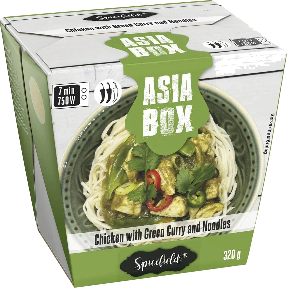 Thaikub Grön Curry Fryst