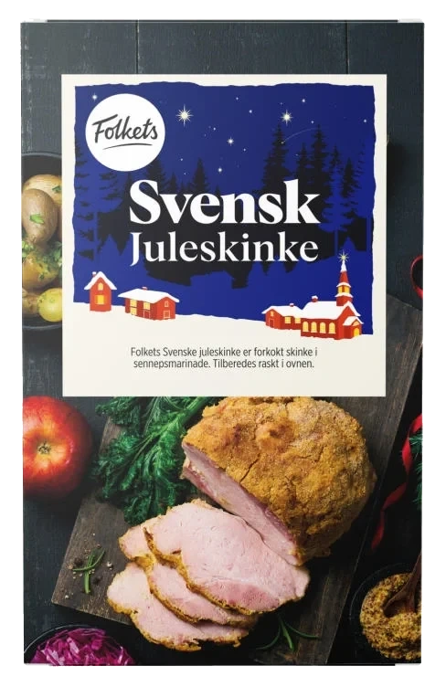 Svensk Juleskinke ca 1,1kg Folkets