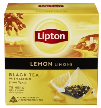 Svart te Lemon 20-pack