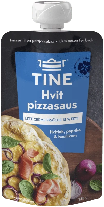 Tine Hvit Pizzasaus Creme Fraice 125g