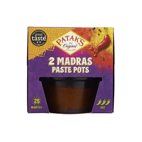 2 Madras Paste Pots