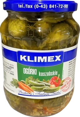 Agurk med Paprika 680g Klimex