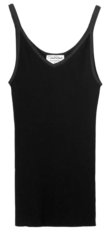 Wool Singlet Black S/m