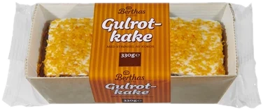 Gulrotkake 330g Display Berthas
