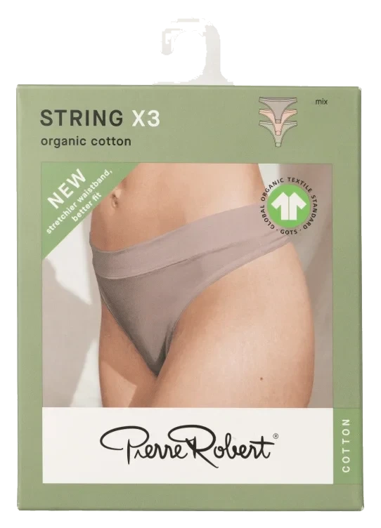 String Cotton Mix M 3stk Pierre Robert