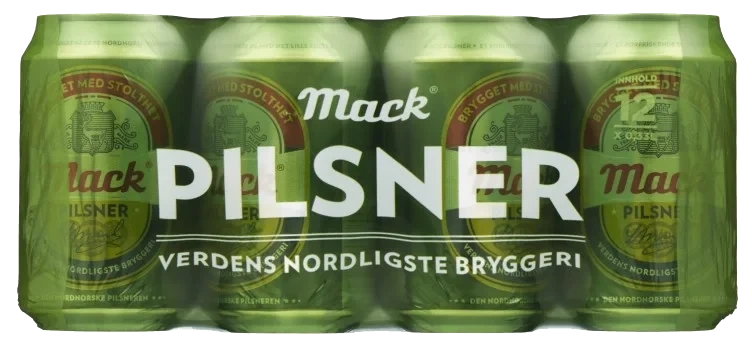 Mack Pilsner 0,33lx12 boks