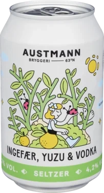 Austmann Ingefær&Yuzu Seltzer 0,33l bx
