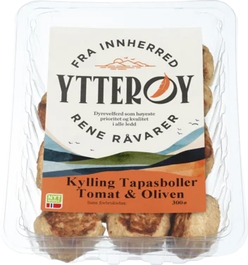 Tapasboller Soltørket Tomat og Oliven 300g