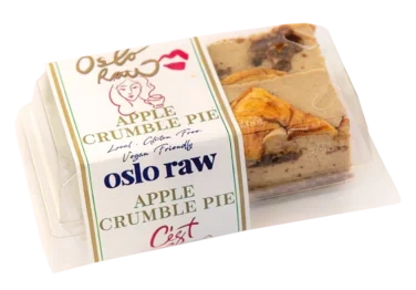 Apple Crumble Pie 2pk 180g Oslo Raw