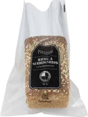 Bakerens Utvalgte Havre- & Surdeigsbrød 530g