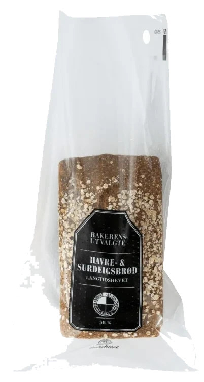 Bakerens Utvalgte Havre- & Surdeigsbrød 530g