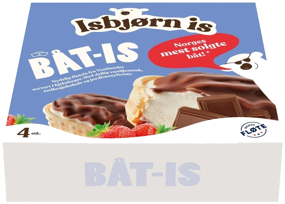 Båt-is