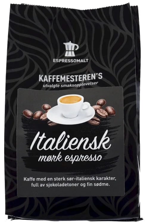Kaffemesteren's Italiensk Mørk Espresso 200g