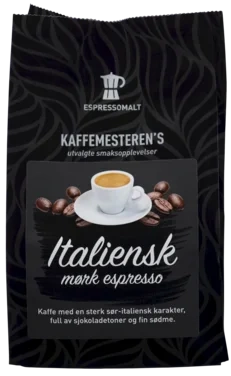 Kaffemesteren's Italiensk Mørk Espresso 200g
