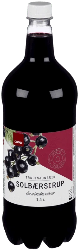 Coop Solbærsirup 1,4l