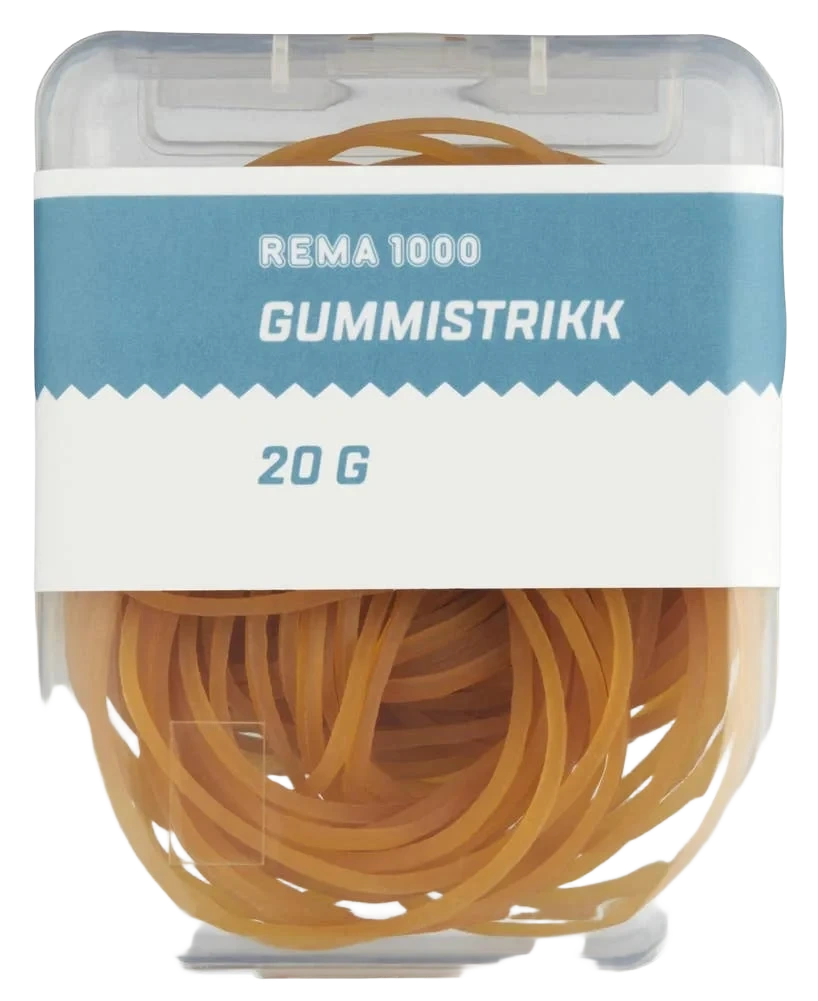 Gummistrikk 1 stk