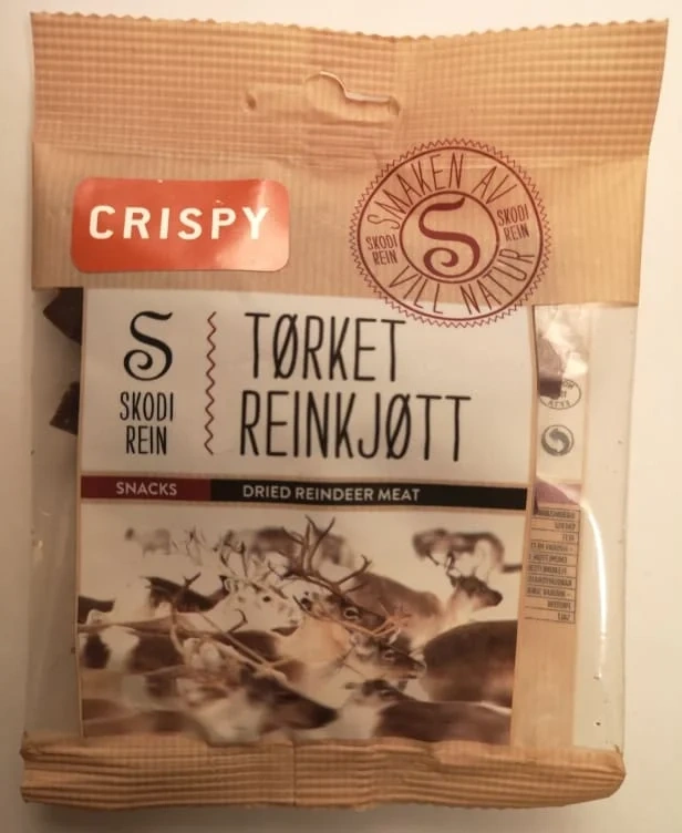 Tørket Reinkjøtt Crispy Skodi Rein