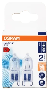 Stekeovn Lyspære 40w G9 230v 2pk
