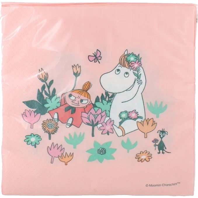 Servetter Mumin Rosa 20-pack