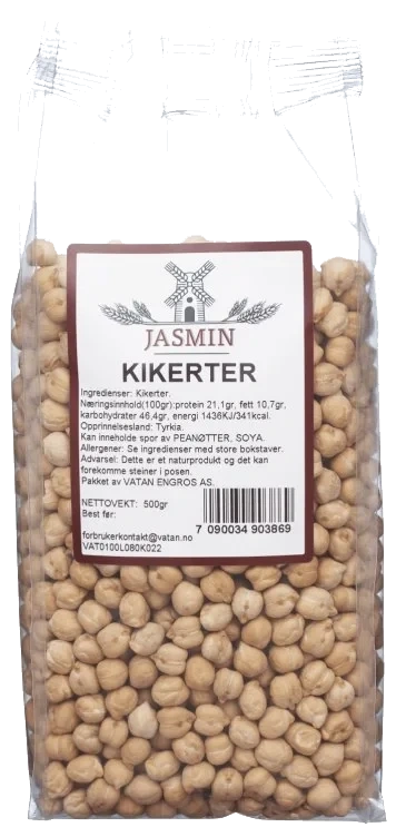 Kikerter 500g Jasmin