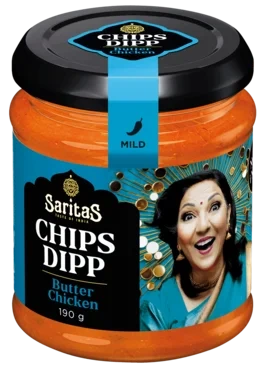 Butter Chicken Chips Dipp 180g Saritas