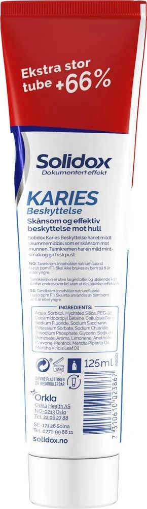 Tannkrem kariesbeskyttelse