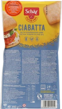 Ciabatta glutenfri 200g Schar