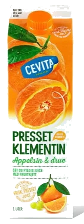 Klementinjuice m/Appelsin&Drue 1l Cevita