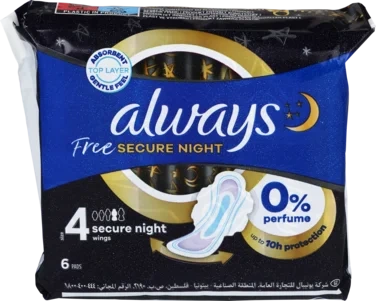 Bind Free Secure Night S4 6stk Always