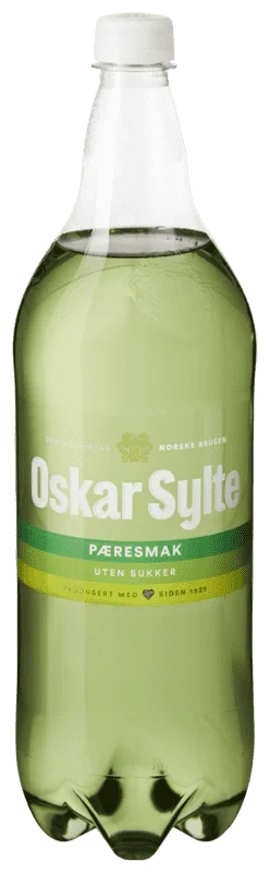 Oskar Sylte Pærebrus uten Sukker 1.50l 8pk