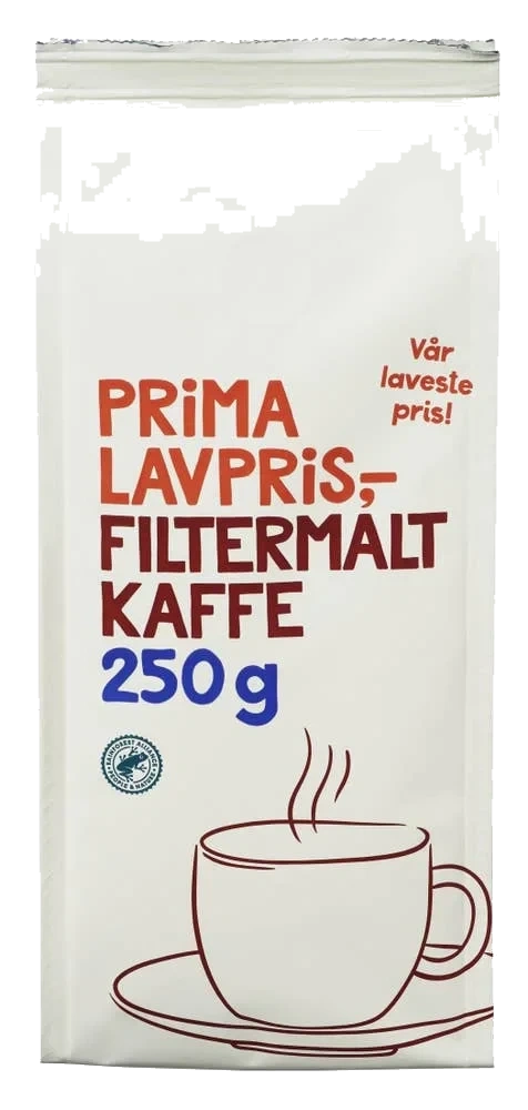 Filtermalt kaffe 250 g