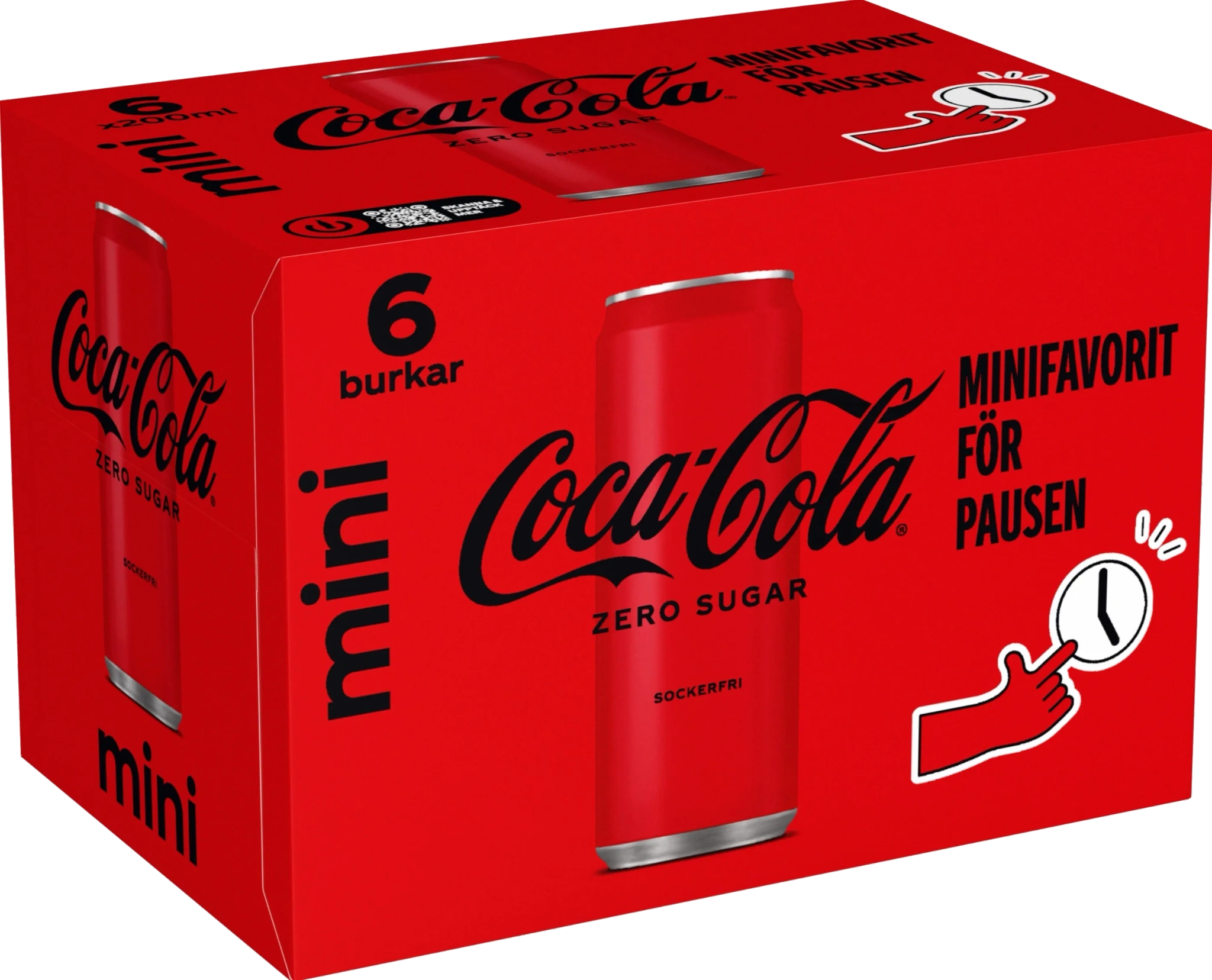 Coca Cola Zero 0,2lx6 boks
