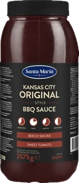 Kansas City Original Style Bbq Sauce 2575g Santa Maria