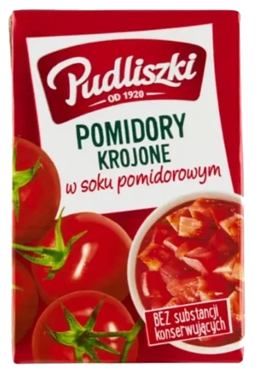 Pudliszki Hakkede Tomater 390g