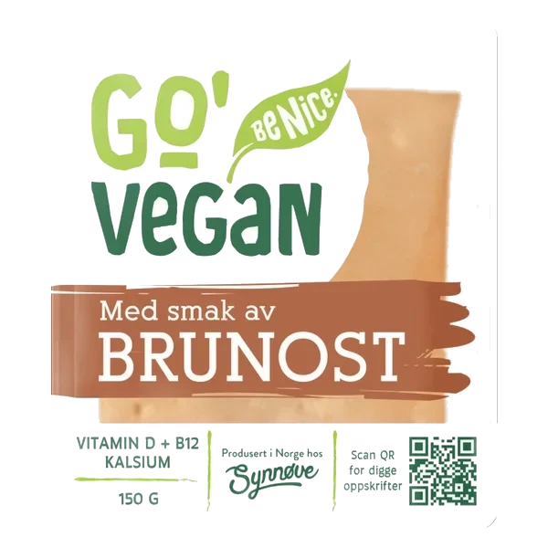 Go Vegan Skivet Smak Av Brunost 150g