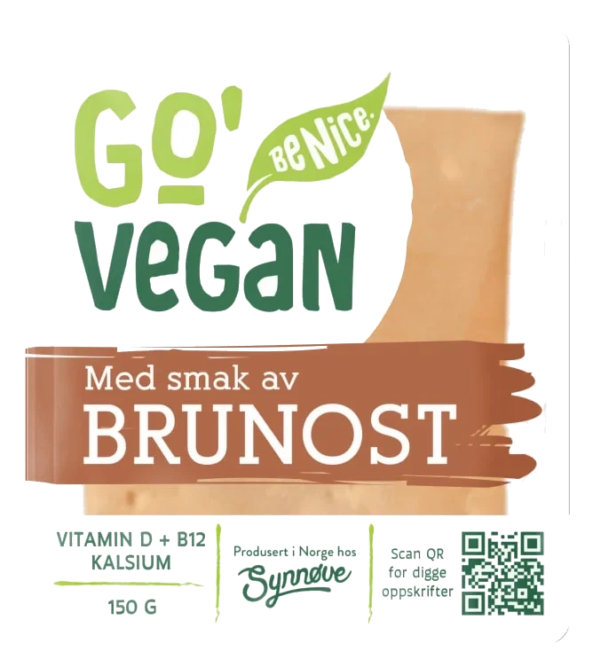 Go Vegan Skivet Smak Av Brunost 150g