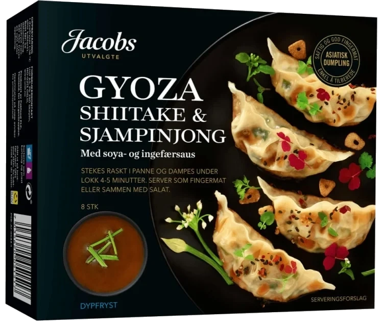 Gyoza m/Shiitake 8stk Jacobs Utvalgte