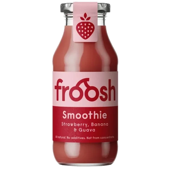 Froosh Jordbær Banan Guava 250ml