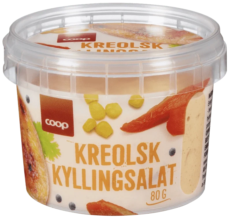 Kreolsk Kyllingsalat Coop 80g