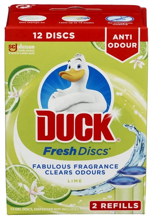 Duck Fresh Discs Lime Twin Refill 2x36ml