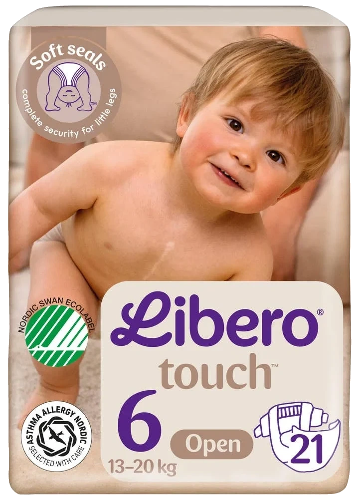 Touch åpen bleie