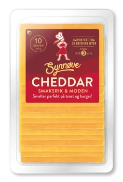 Synnøve Cheddar Skivet 200g